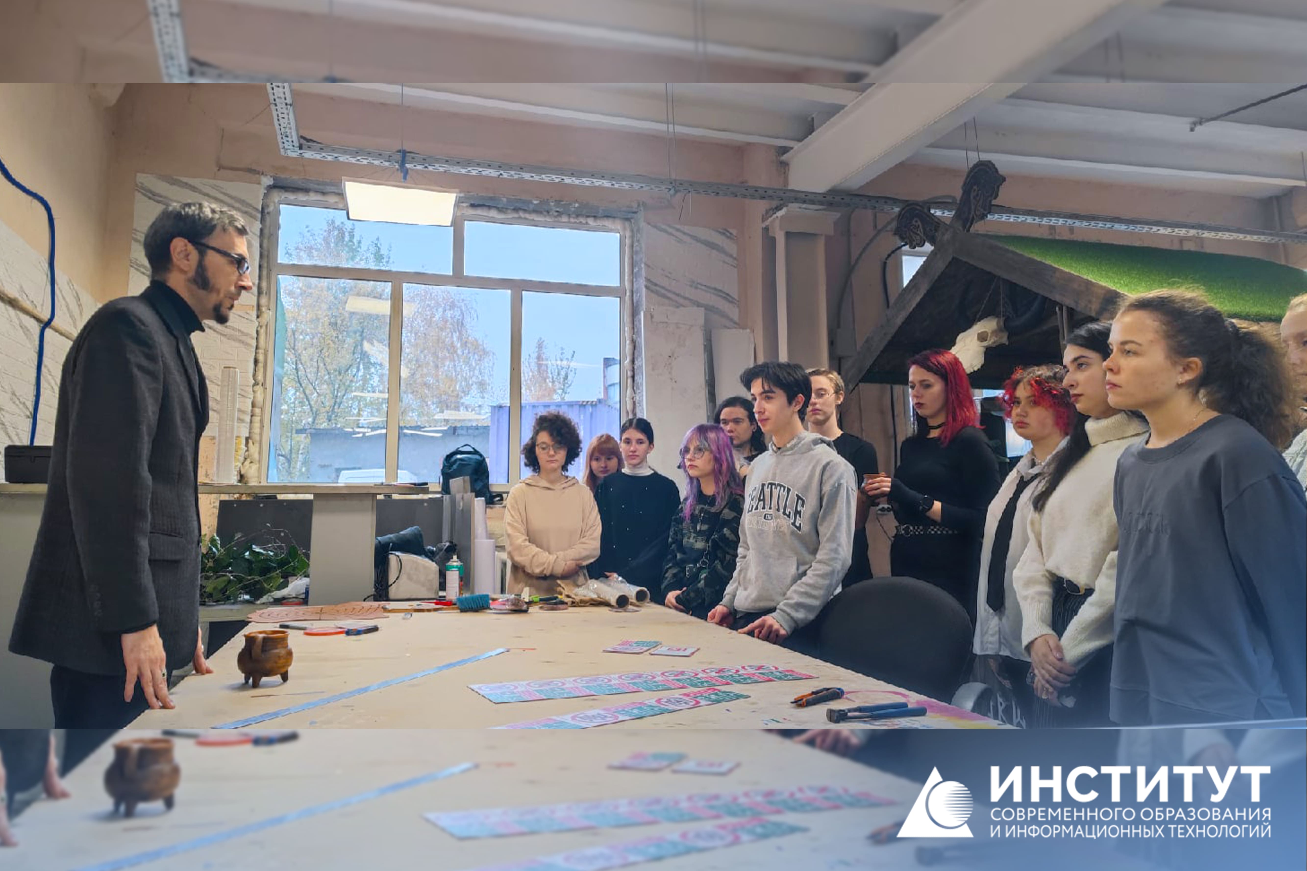 Выездное занятие графических дизайнеров на базе прохождения практики