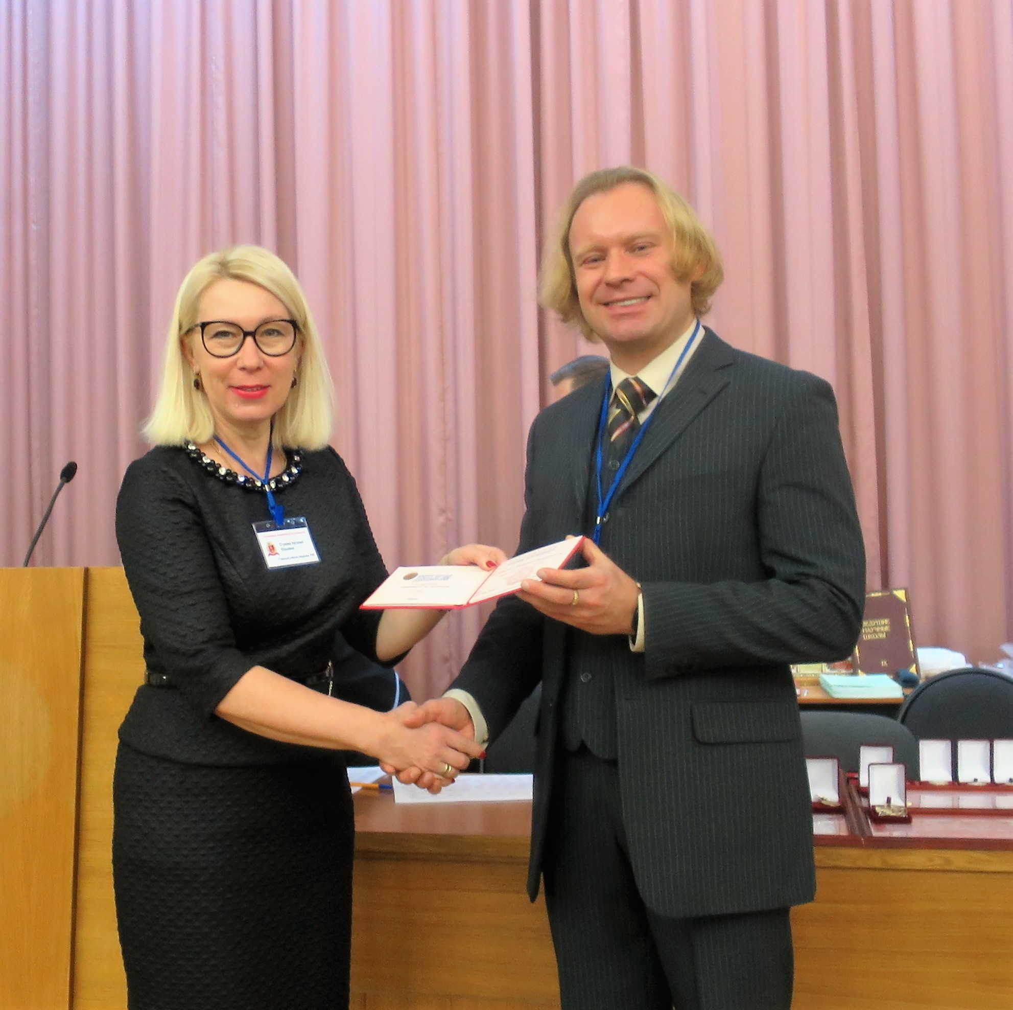 Белобрагин В.В. избран почетным доктором наук Российской Академии Естествознания