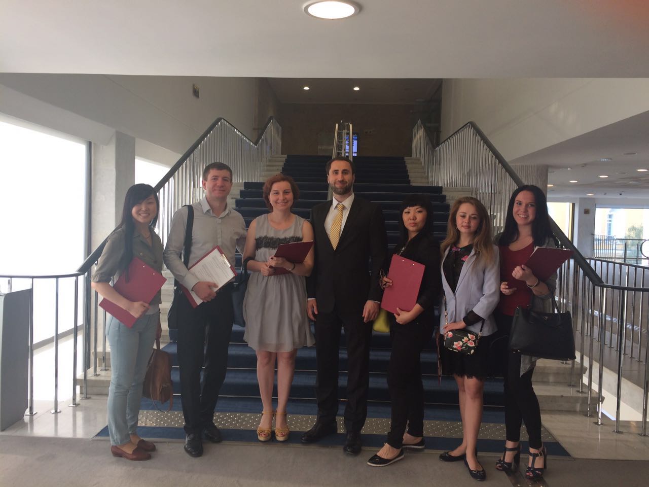 Торжественный вечер на факультете PR после прохождения учебной практики