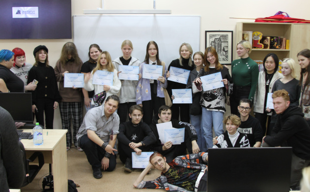 В рамках «Университетских суббот» на кафедре графического и цифрового дизайна прошел уникальный мастер-класс | фото №11