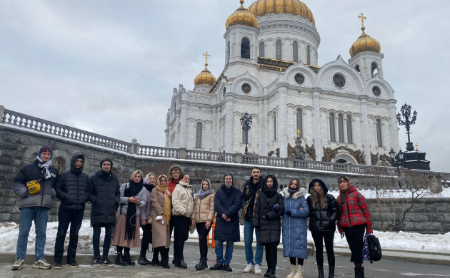 Студенты кафедры Туризма посетили Храм Христа Спасителя | фото №5