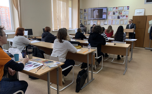 На кафедре дизайна прошел мастер-класс | фото №5