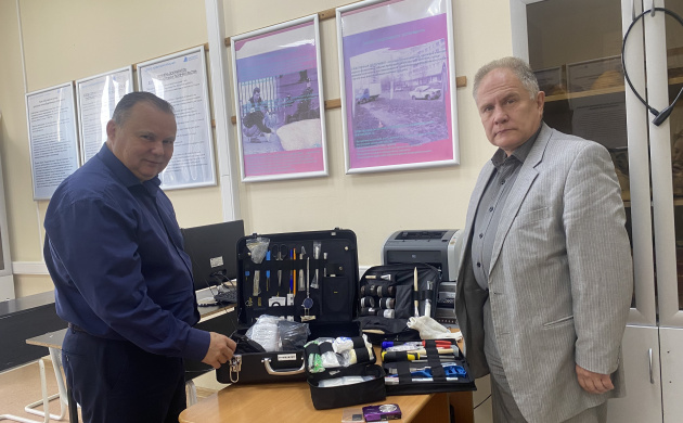 &laquo;Работа со следами рук на месте происшествия&raquo; - мастер-класс на кафедре УПД | фото №10