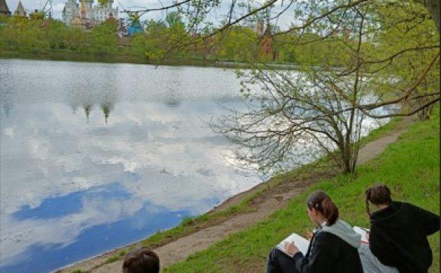 Выездное занятие студентов кафедры дизайна | фото №3